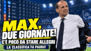 Napoli, Allegri squalificato per due giornate: 11 punti e classifica da incubo.